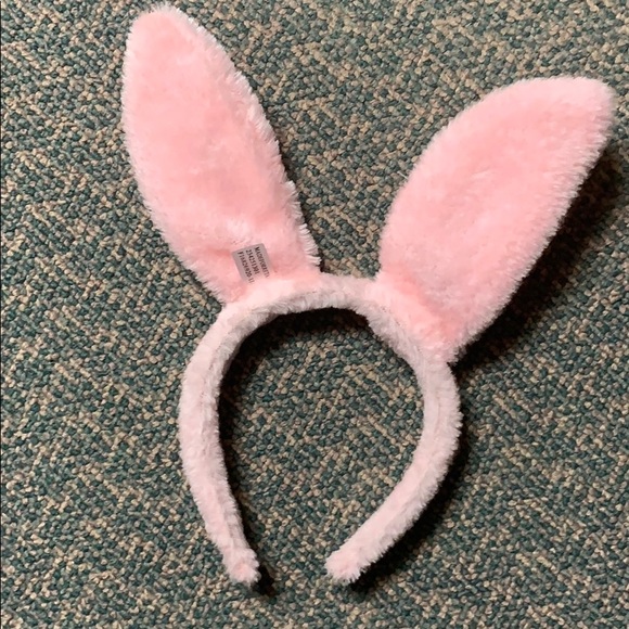 FREE Fluffy Pink Bunny Ears Headband - Picture 2 of 3